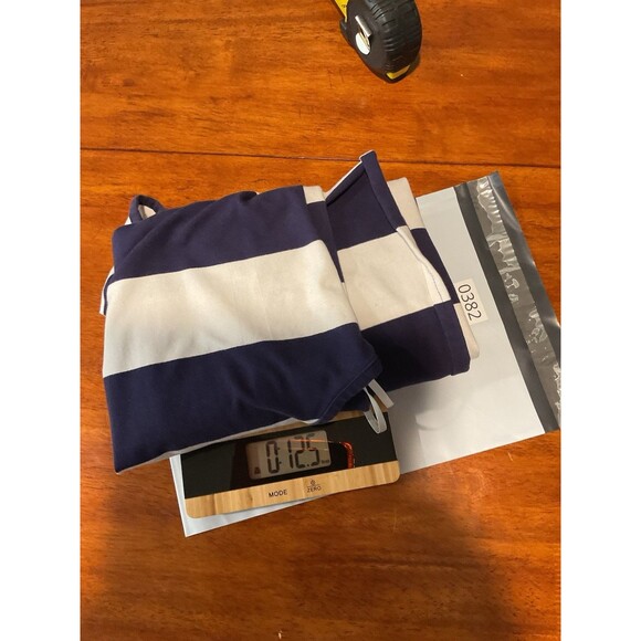 Charming Charlie Maxi Dress Blue Write Striped Small Sleeveless Womens S Spring - Picture 8 of 8